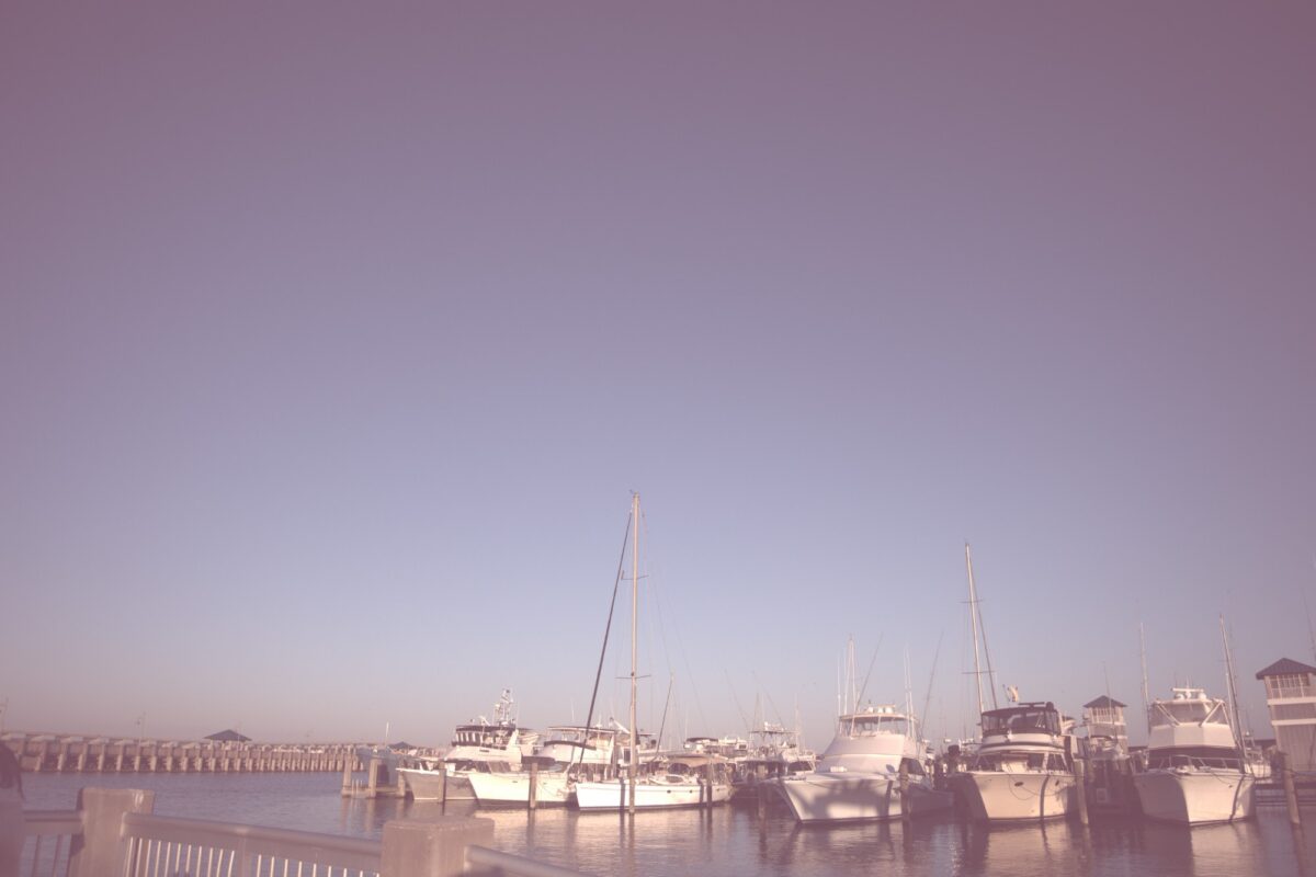 Boats on the water in Bay St. Louis