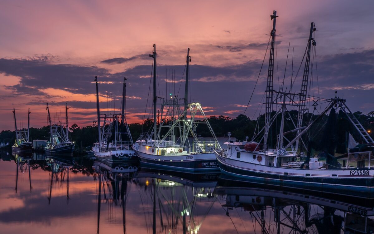 The community of Bayou la Batre is known for fishing and boating.