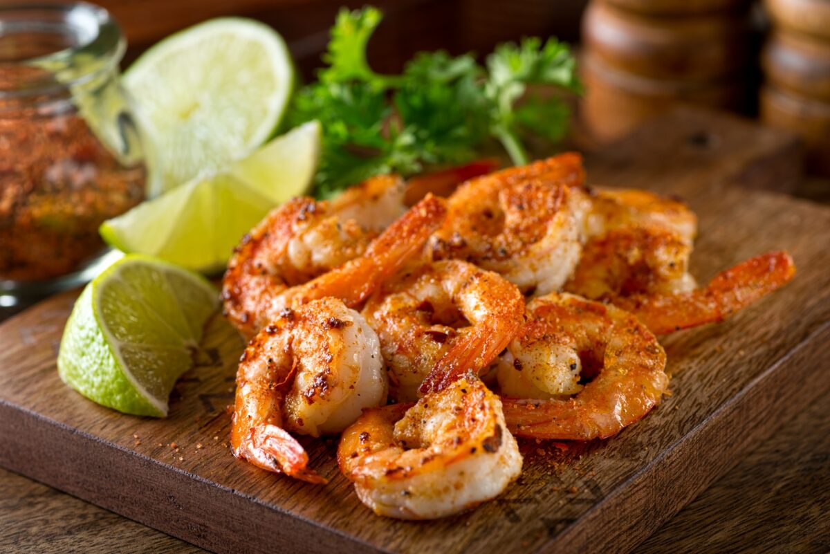 When is shrimp season in the South?