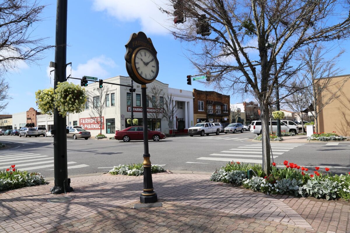 Fairhope, Alabama has a quaint, walkable downtown.