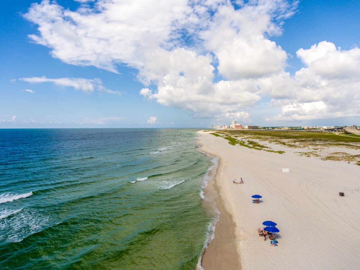 A peaceful, off-season day in Orange Beach, Alabama.