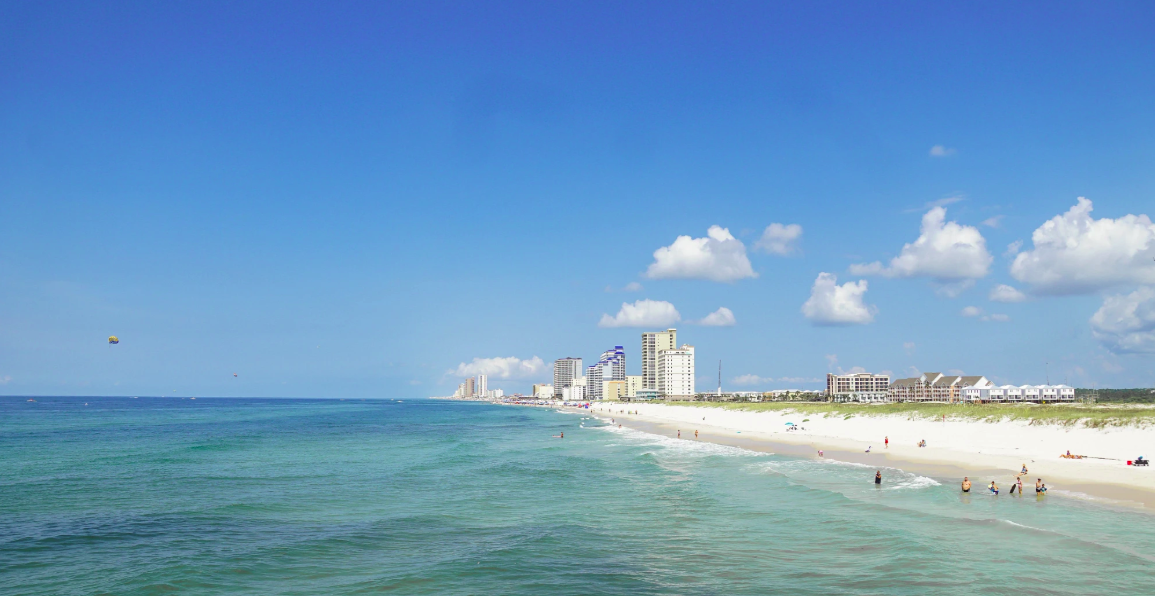 Orange Beach in coastal Alabama.