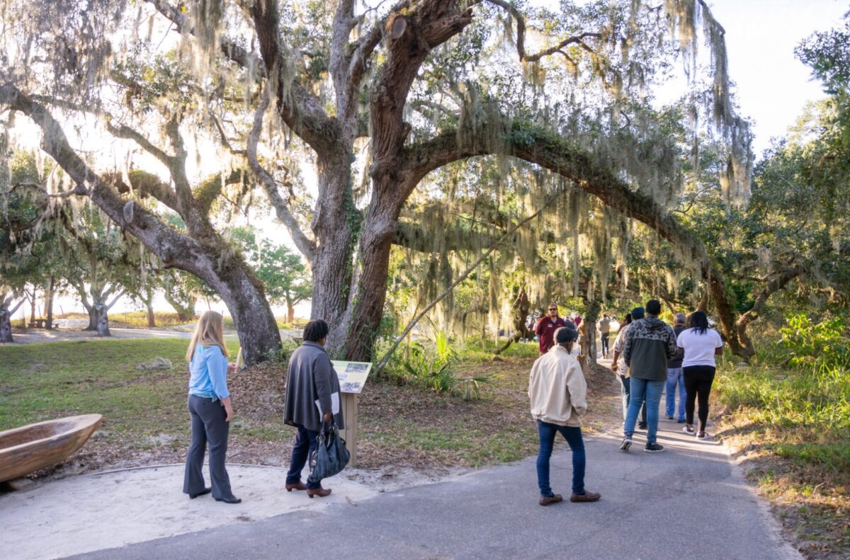 The Wanderer Memory Trail on Jekyll Island Georgia
