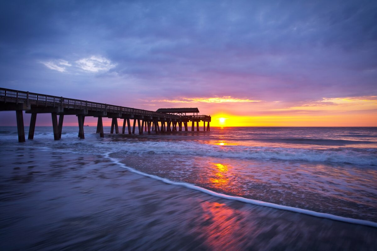 Sunrise over Tybee Island